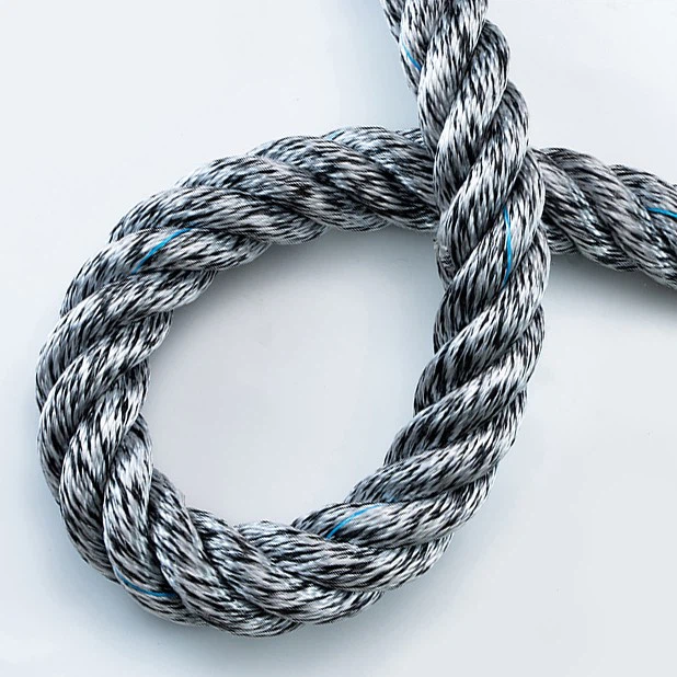 Twisted 3 Strands Polypropylene And Polyester Mixed Rope